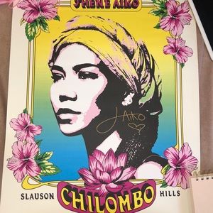 Hand Signed Jhene Aiko Poster 💛